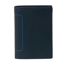 Lavor Δερμάτινο Ανδρικό Πορτοφόλι Μπλε 1-6057